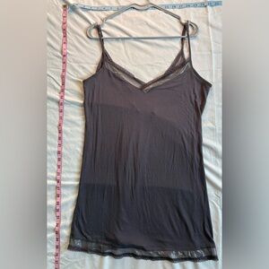 Victoria's Secret Charcoal Lace Slip